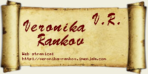 Veronika Rankov vizit kartica